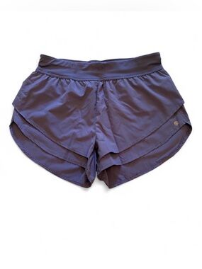 Apana Purple Layered Athletic Running Shorts
